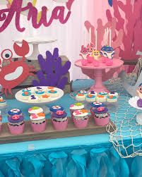 Baby Shark Dessert Table Shark Themed Party Shark Themed Birthday Party Shark Theme Birthday