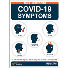 If you are unsure which materials to use, contact your zone operations emergency centre. Covid 19 Symptoms Poster Graphic Products