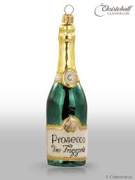 Christoball Christoball Imagine Weihnachtsschmuck Weihnachtskugel Christbaumkugel Sekt Prosecco Flasche Champagne Weihnachtskugeln Edle Weihnachtskugeln Kugel