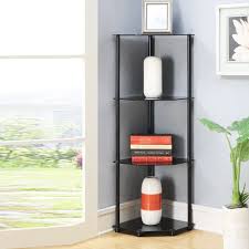 Corner cabinet small bathroom shelves storage organizer tall kitchen hutch white. Corner Shelf Rack 4 Tier Black Glass Bath Living Dining Room Home Display Stand From China Manufacturer Manufactory Factory And Supplier On Ecvv Com