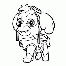 Patrulla Canina Para Colorear Sky