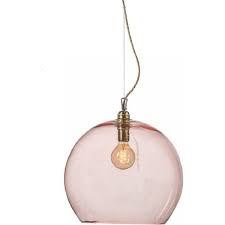 Light up your home or bedroom in a horrifying manner with these sea monster ceiling lamps that are reminiscent of the attacking barnacles from enjoy amazing optical illusions while simultaneously providing some mind blowing ambient lighting for the room by using this dichroic glass table lamp. Transparent Coral Pink Mouth Blown Glass Ceiling Pendant On Long Cable