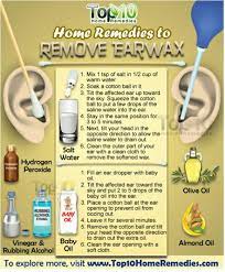 Ear Wax Removal Ear Wax Home Health Top 10 Home Remedies