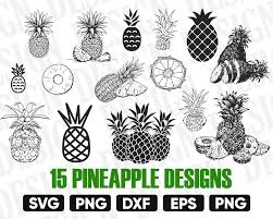 Download Pineapple Svg Pineapple Clipart Pineapple Dxf Pineapple Etsy Pineapple Vector Svg Etsy Download
