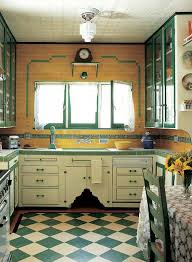 Photo Gallery Checkerboard Kitchen Floors Old House Online Art Deco Kitchen Interior Deco Home Decor