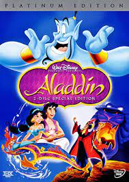 Walt Disney Characters Photo Aladdin Two Disc Platinum Edition Disney Dvd Cover Aladdin Movie Kid Movies Animated Movies