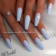 5 398 Likes 9 Comments Theglitternail Theglitternail On Instagram Light Blue With Glitter Accent On Nails Now Blue Acrylic Nails Best Acrylic Nails