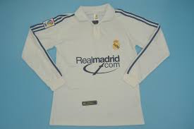 Get the matchday look of your team. Real Madrid 2001 2002 La Liga Long Sl Shirt Free Shipping