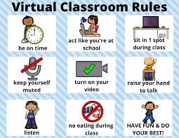 Virtual Classroom Rules Classroom Rules Virtual Classrooms Personification Activities
