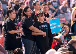 Opponents of anti-transgender legislation rally at Missouri Capitol