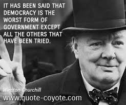 The best argu ment against democ ra cy is a five minute con ver sa tion with the aver age vot er desert news in salt lake city is the lat est to pub lish this red her ring. Winston Churchill Quotes About Democracy Quotesgram