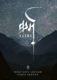 K A R M A By Stupax Karma Is A Calligraphy T Shirt And Also An Art Print The Term Karma Is Derived From Sanskrit Karma Design Hindi Tattoo Sanskrit Quotes