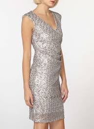 Black And Silver Sequin Dress Day Two Dresses Sequin Midi Dress Silver Sequin Dress