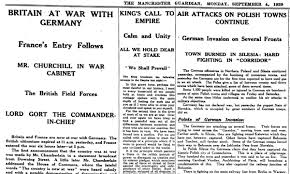 On september 1st 1939 german troops invaded poland. Britain At War With Germany Germany The Guardian