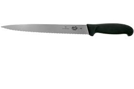 These steak knives do not come with a storage unit. Victorinox Fibrox Serrated Carving Knife 25 Cm Advantageously Shopping At Knivesandtools Com