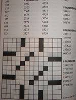 Find missing number in this rectangle filled with numbers. Fill In Puzzle Wikipedia