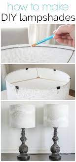 From there, begin wrapping the twine vertically around the drum. How To Make A Lampshade With Your Favorite Fabric Make A Lampshade How To Make A Lampshade Diy Lamp Shade