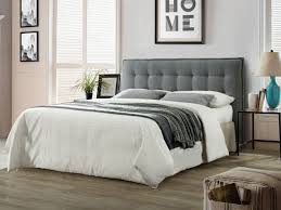 Réalisées en bois massif, nos têtes de lit 2 places existent sous plusieurs formes, sont patinées de plusieurs tonalités (blanc, noir, gris, bois naturel), ce qui vous. Tete De Lit Capitonnee Aniello Tissu 160 Cm Gris