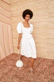 Ames Dress Whitewash White Dress Ulla Johnson