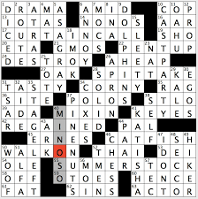 How one should live a punk (2nd) question #3: Rex Parker Does The Nyt Crossword Puzzle Nanki Poo S Pursuer In Mikado Wed 10 18 17 Nine Time Baseball All Star Nicknamed Cuban Comet Painting On Dry Plaster Lure With Phony Online Persona