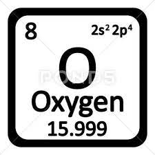 periodic table element oxygen icon stock illustration ad element table periodic oxygen logo design typography periodic table oxygen