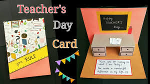 Choose from thousands of customizable templates or create your own from scratch! Teacher S Day Card Teacher Sdaycard Teacher S Day Card Making Idea Popup Greeting Card For Teacher Youtube