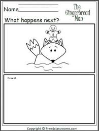 Gingerbread Man Draw About It Gingerbread Man Kindergarten Gingerbread Man Writing Activities Gingerbread Man Story