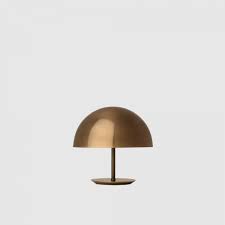 Dome Table Lamp Small Brass Lamp Table Lamp Dome