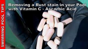 Wir verzichten dabei vollständig auf magnesiumstearat und andere zusätze. Removing A Rust Stain In Your Pool With Vitamin C Ascorbic Acid Treatment Youtube