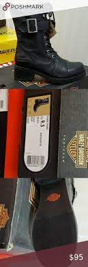 Harley Davidson D85259 Jammie Boot In 2021 Leather Biker Boots Black Leather Boots Women Leather Motorcycle Boots