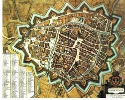 Old City Map Of Groningen Fantasy City Map Ancient Maps Map