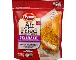Chicken breast tenderloins enhanced with up to 8% of seasoned chicken broth. Breaded Chicken Tyson Brand