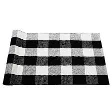 Amazon Com Dave Z One Outdoor Indoor Buffalo Plaid Welcome Doormat 23 6 X35 4 Buffalo Checkered Rugs Machine Washa Plaid Rug Throw Rugs Machine Washable Rugs