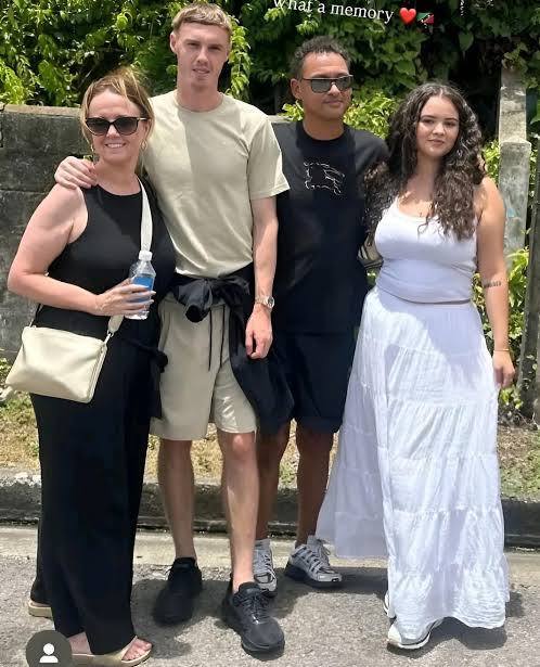 Cole Palmer is currently on holiday with his parents and sister.