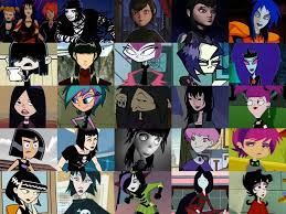 Female Black 90s Cartoon Characters Goth Girls Cartoon Girl Cartoon Girls Characters