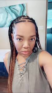So as you know in most case with the braids in the front box braids in the  back. Usually the back out lives the front. Most stylist rule of thumb is  to not finish or alter another stylist work. But ...