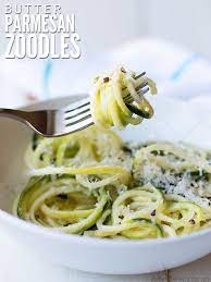 Butter Parmesan Zoodles Don T Waste The Crumbs Recipe Zoodle Recipes Recipes Zucchini Noodle Recipes