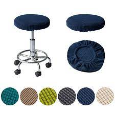 Metal barstool black metal chairback bar stool w vinyl covers. Chair Covers Bar Stool Thick Warm Covers Rotate Round Removable Chair Seat Cover Cushions Sleeve Copri Sedia Chair Cover Aliexpress