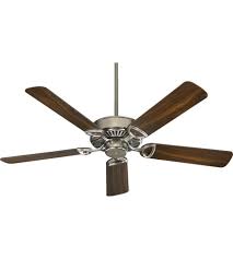 These fans are perfect for rooms that are 20 by 20. Quorum 43525 65 Estate 52 Inch Satin Nickel Ceiling Fan