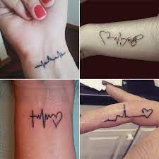 Overall, heart tattoos are more popular among the women, since they symbolize gentleness and subtle love. 23 Heartbeat Tattoo Ideas With Pictures Popsugar Beauty