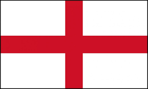 Rendered with fabric texture (visible at 100%25). 4m Flags England St George Cross Partywerks