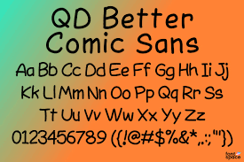 Check spelling or type a new query. Qd Better Comic Sans Font Qd Fonts Fontspace