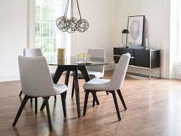 Downtown Canadel Retro Contemporain Contemporary Glass Table Table De Verre Quebec Canada Chaise Dining Chairs Chair Contemporary Furniture