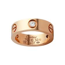 Love Ring - Pink Gold Diamonds - Fine Rings For Women - Cartier Cartier Love Ring Love Ring Black Hills Gold Jewelry