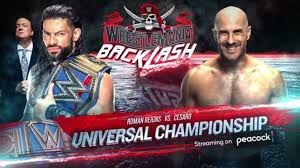 In the main event of night 2 of wrestlemania 37, roman reigns successfully retained his wwe universal championship by pinning both edge and daniel bryan at the same time after both men had. Roman Reigns Vs Cesaro Universal Championship Match Announced For Wrestlemania Backlash The Sportsrush