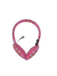 details about burberry women pink ear muffs one size