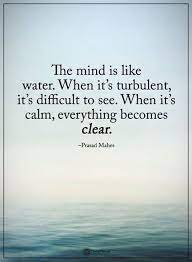 The Mind Is Like Water Love Quotes Funny Inspirational Quotes Motivation Inspirational Quotes