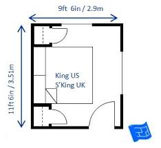 The Minimum Bedroom Size For A King Bed Super King Uk Is