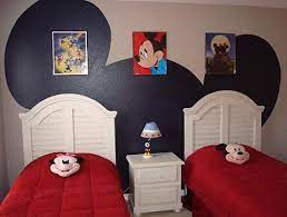 Slim bedding design with mickey decoration. Mickey Mickey Mouse Bedroom Decor Mickey Mouse Bedroom Minnie Mouse Bedroom
