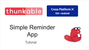 Reminder App Tutorial Thunkable X Youtube